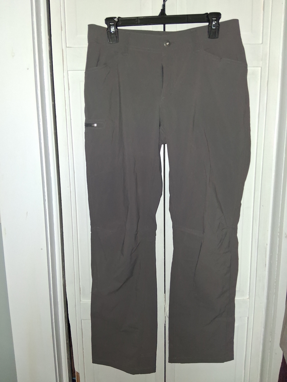 L.L. Bean No Fly Zone Women's Athletic Straight Pants in Taupe